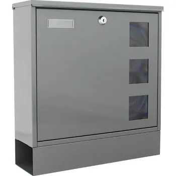 Poštovní schránka Rottner Poštovní schránka s boxem POSTALE šedá VÝPRODEJ SKLADU