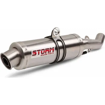 Výfuk pro motocykl Koncovka výfuku STORM GP 74.Y.009.LXS Nerez Yamaha FZS 1000 Faze