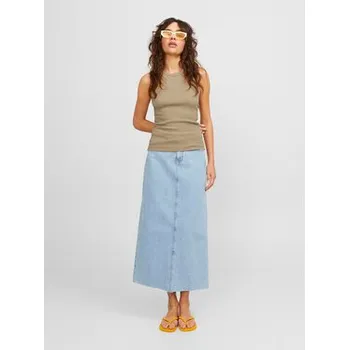 JJXX Top 12224661 Béžová Rib Fit XS