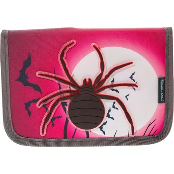 Penál BelMil penál 1 zip 2kl Spider Rosa Kids