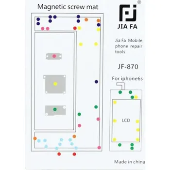 JIAFA magnetická servisní podložka pro opravu iPhone 6S - bílá