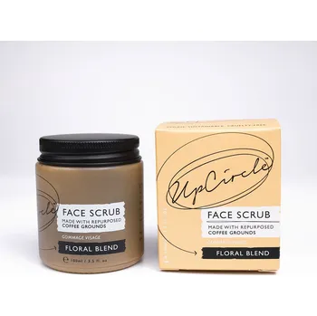 Pleťová maska UpCircle Face Scrub Kávový peeling pro citlivou pleť - Květinový, 100 ml