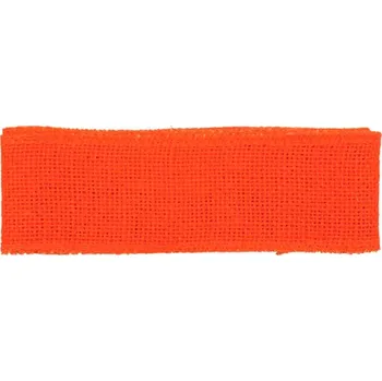 Stuha Stuha jutová oranžová šířka 6 cm, 2 m /2859/ Přerov