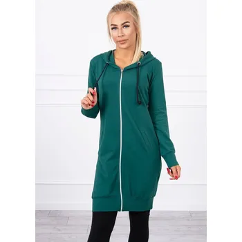 Dámská mikina Kesi Dámská mikina s kapucí Clafar tmavě zelená Univerzální