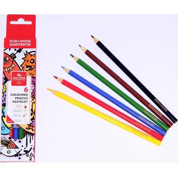 Výtvárné potřeby Koh-i-noor Pastelky 3551/6 TEENAGE dlouhé 144939