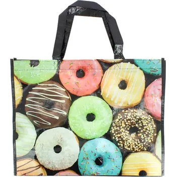 Nákupní taška Nákupní taška Doughnuts - Prostorná taška s motivem koblih