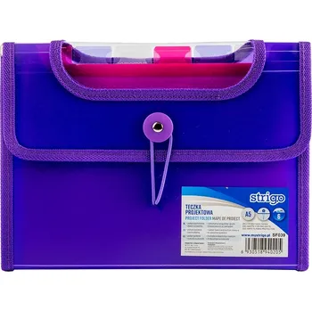 Strigo Složka A5 s 6 kapsami STRIGO fialová 372402