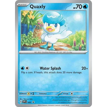 Karetní hra Pokémon karta Quaxly - SVP 003 Holo