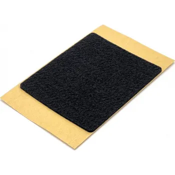 Nábytkové kování Interex Samolepicí plstěná podložka 120x100mm / Černá