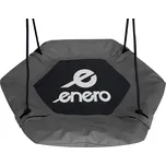 ENERO Šestihranná houpačka Čapí hnízdo Šedá (průměr 90 cm)