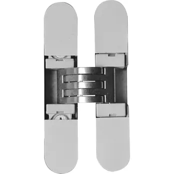 KOBLENZ Skrytý 3D závěs pro lehké bezrámové dveře / Saténový chrom