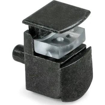 Emuca Držák skleněné police PORTOFINO / Černý oxid