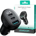 Joyroom CAR CHARGER JR-CCD04 30W 4A 2x USB-C 1x USB-A PD QC 3.0