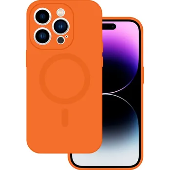 Pouzdro na mobilní telefon TEL PROTECT MagSilikonové pouzdro pro Iphone 11 Orange
