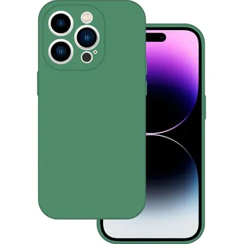 Pouzdro na mobilní telefon Tel Protect Silicone Premium pro Iphone 14 Pro dark green