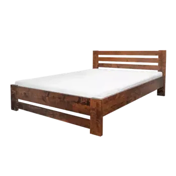 Ložnicová sestava Manželská postel GABI - olše rozměr 160x200 povrchová úprava - wiór olše Tmavá olše