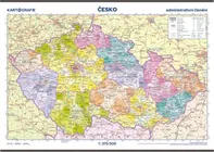 Česká republika: administrativní mapa 1 1:375 000 - Kartografie PRAHA