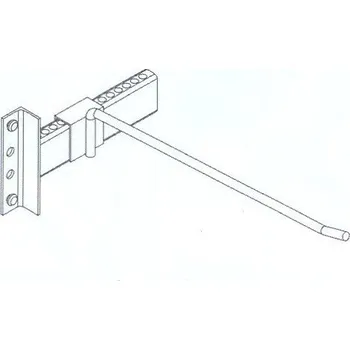 Dílenský regál META Oddělovací rameno typ 79743