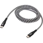 Nabíjecí a datový kabel USB-C to USB-C 60 W Barva: Černo-Bílý