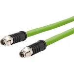 METZ CONNECT S/FTP kabel kat. 6a, M12 8pin (M) kód X - M12 8pin (M) kód X, torzní, 10m (142M7X11100) - 21.16.8890