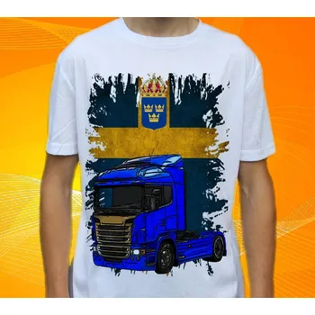Pánské tričko tričko SCANIA II 134 (tričko s náklaďákem)