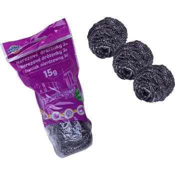 Drátěnka Drátěnka nerezová 15g, 3ks