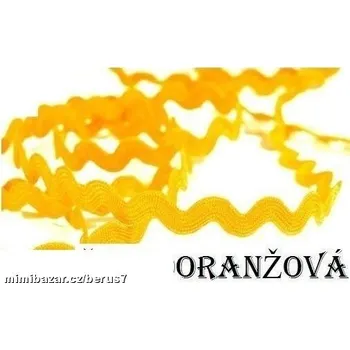 Stuha Lemovka - stuha - stuhy hadovka oranžová