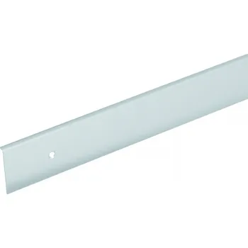 Kuchyňská pracovní deska Interex Koncová lišta s rovnou hranou pro pracovní desku 38 mm / nerezová ocel Pravá 600 mm