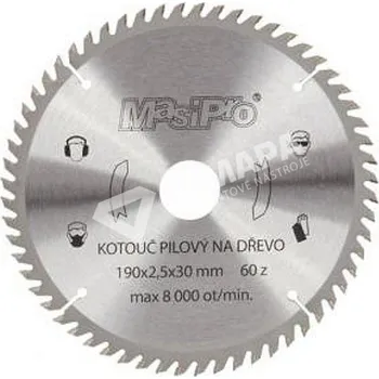 Pilový kotouč Kotouč pilový na dřevo, 185x2.5x30mm/24z/40z/60z Kotouč pilový na dřevo 24/40/60z: 60 zubů