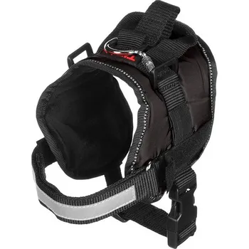 Postroj FLAMINGO Titan teflonový černý (XS) 2,5x44-55cm