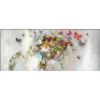 Obraz Obraz v rámu Butterflies 60x130 cm