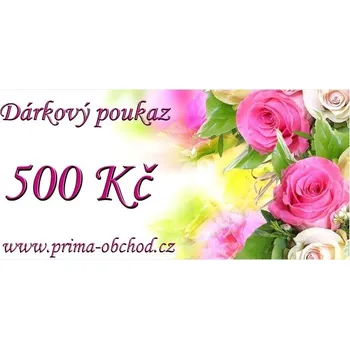 Dárková krabička Dárkový poukaz 500 Kč, barva viz foto