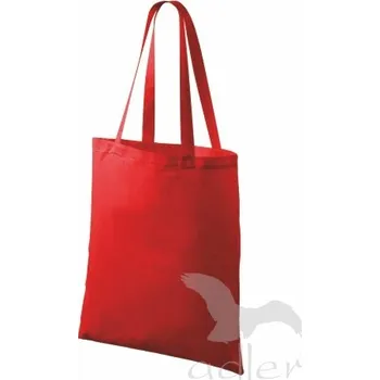 Bavlněná taška 38 x 42 cm - červené, dlouhé ucho