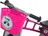 FirstBIKE Dětský košík na řídítka 20 x 14,5 x 12 cm, růžový