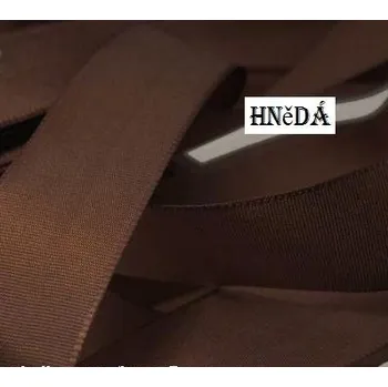 Stuha stuha - stuhy - mašle š.1,5cm hnědá