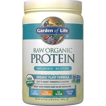 Protein Garden of Life Raw Organic Protein, Unflavored - 560 g