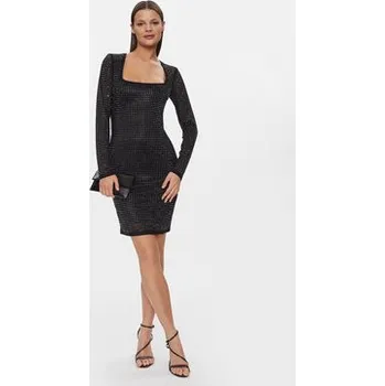 Dámské šaty Guess Koktejlové šaty W4RK46 KBZX0 Černá Bodycon Fit S