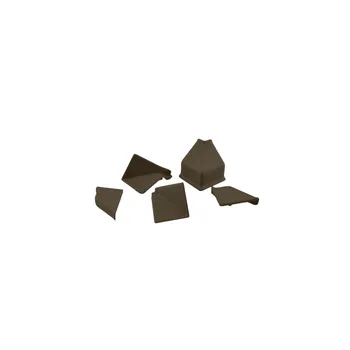 Kuchyňská pracovní deska KAINDL Sada koncovek na těsnící lištu / Capuccino