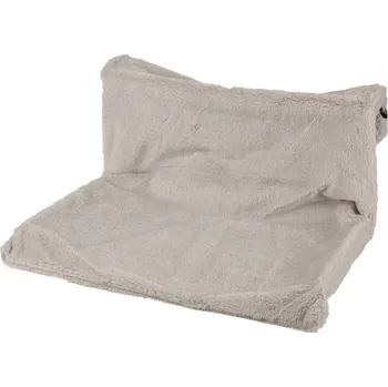 Pelíšek pro kočku Závěsný pelech na topení FLAMINGO šedý 50x36x25cm