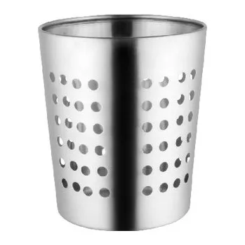 Příborník do zásuvky stojan na příbory pr.11,5(9,5)cm, v.13cm nerez