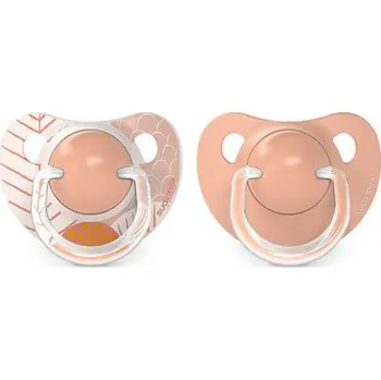 dudlíky Suavinex Šidítko anatomické silikon 18 m+ 2 ks Dreams Růžový