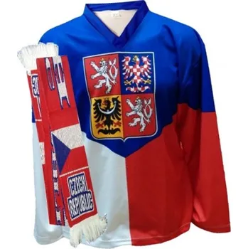komplet HOKEJOVÝ DRES ČR- VLAJKA velikosti: L