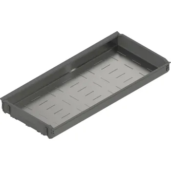 Příborník do zásuvky Blum Nerezový zásobník na láhve / Šedý 300 mm 500 mm