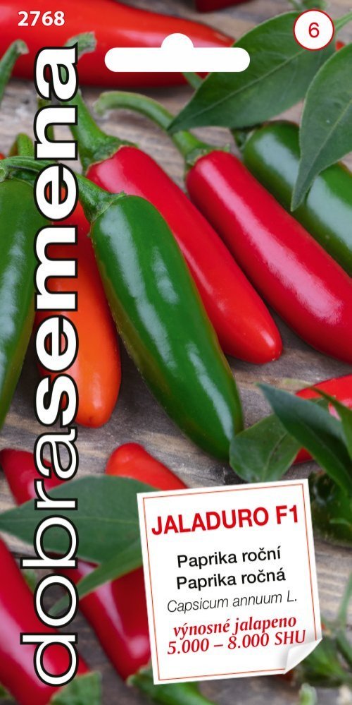 Dobrá semena Paprika zeleninová jalapeno Jaladuro F1 10 ks od 49 Kč