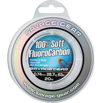 Savage Gear Florocarbon Soft Fluoro Carbon 15 m Průměr-Nosnost: 0.92mm - 40.5kg