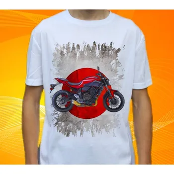Pánské tričko tričko YAMAHA FZ-07 ABS 134 (tričko s motorkou )