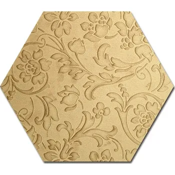 Sibu Dekorativní prvek na stěnu / Zlatý semiš