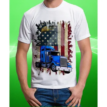 Pánské tričko tričko Kenworth V. 128 (tričko s náklaďákem)