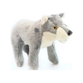 plyšák Plyšový vlk, stojící. Rozměry cca 20 x 14 cm. Věk 0+ Plyš Vlk