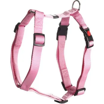 Postroj pro psa FLAMINGO Ziggi postroj (M) 45-65x2cm - růžový